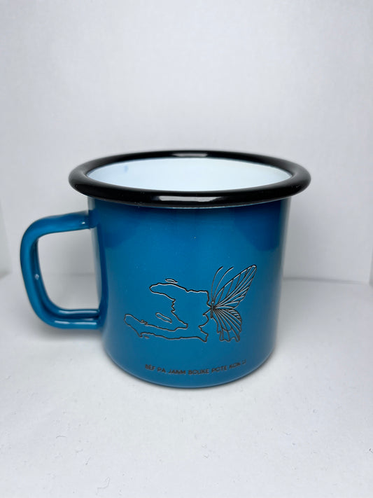 Tasse | Zile Papiyon - Bèf pa janm bouke pote kon li